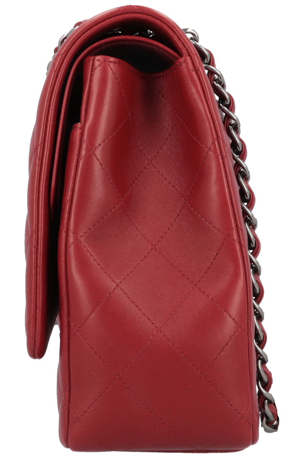 CHANEL Timeless Maxi Double Flap Red Lambskin