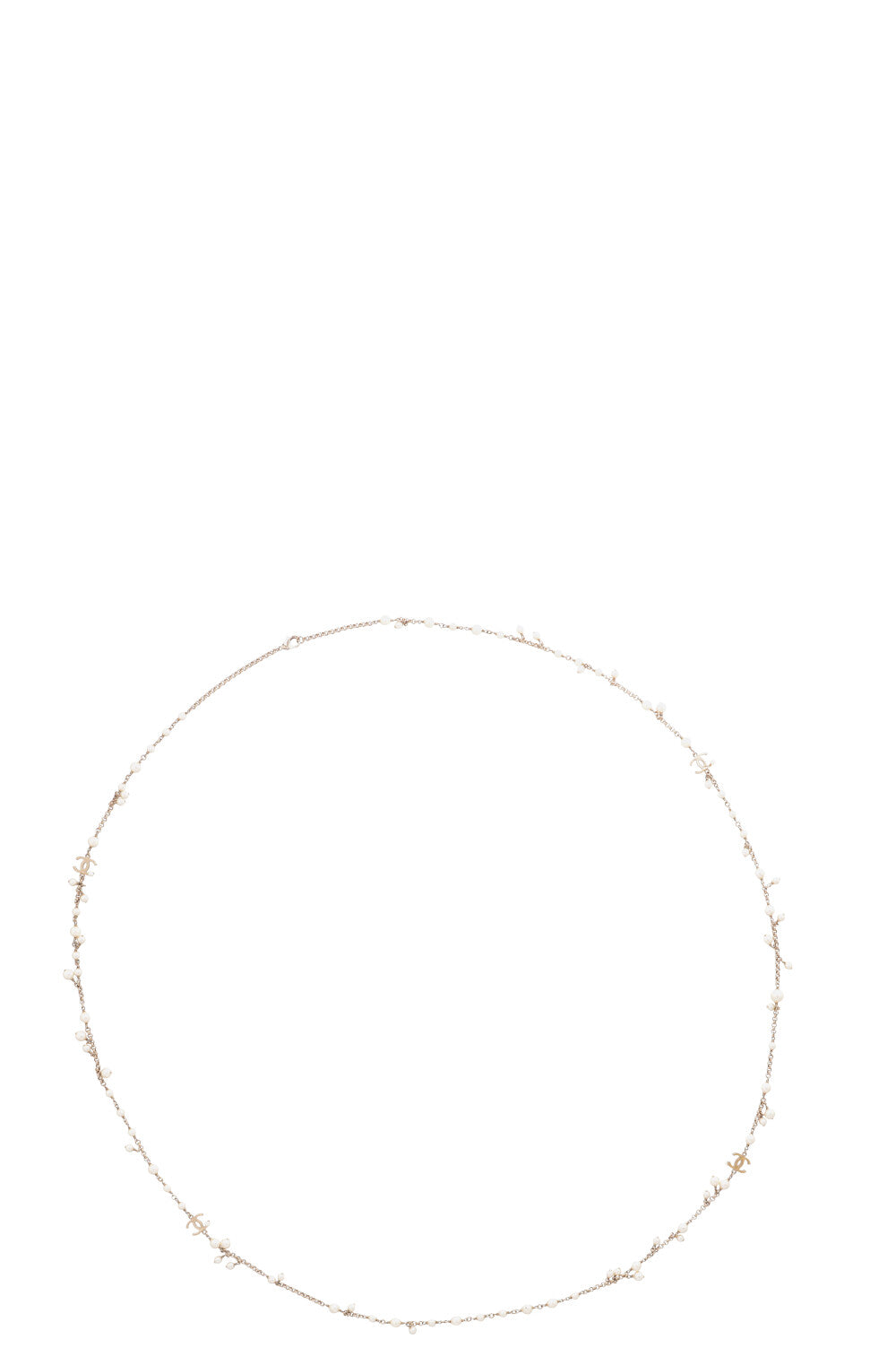 CHANEL 2013 CC Faux Pearl Necklace