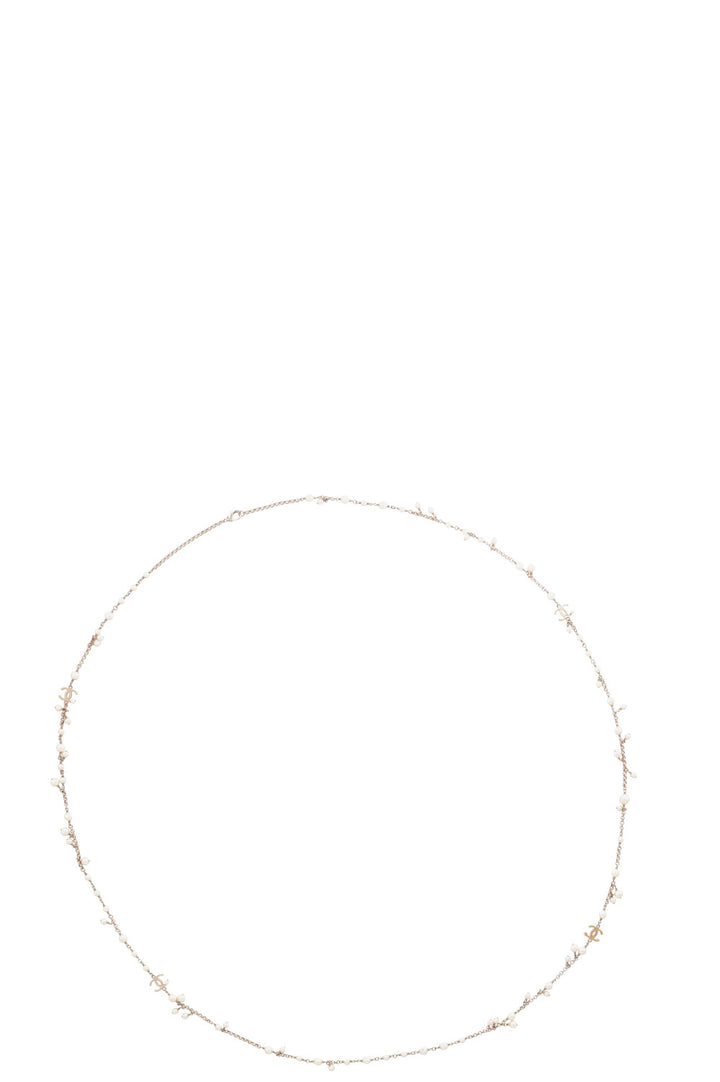 CHANEL 2013 CC Faux Pearl Necklace