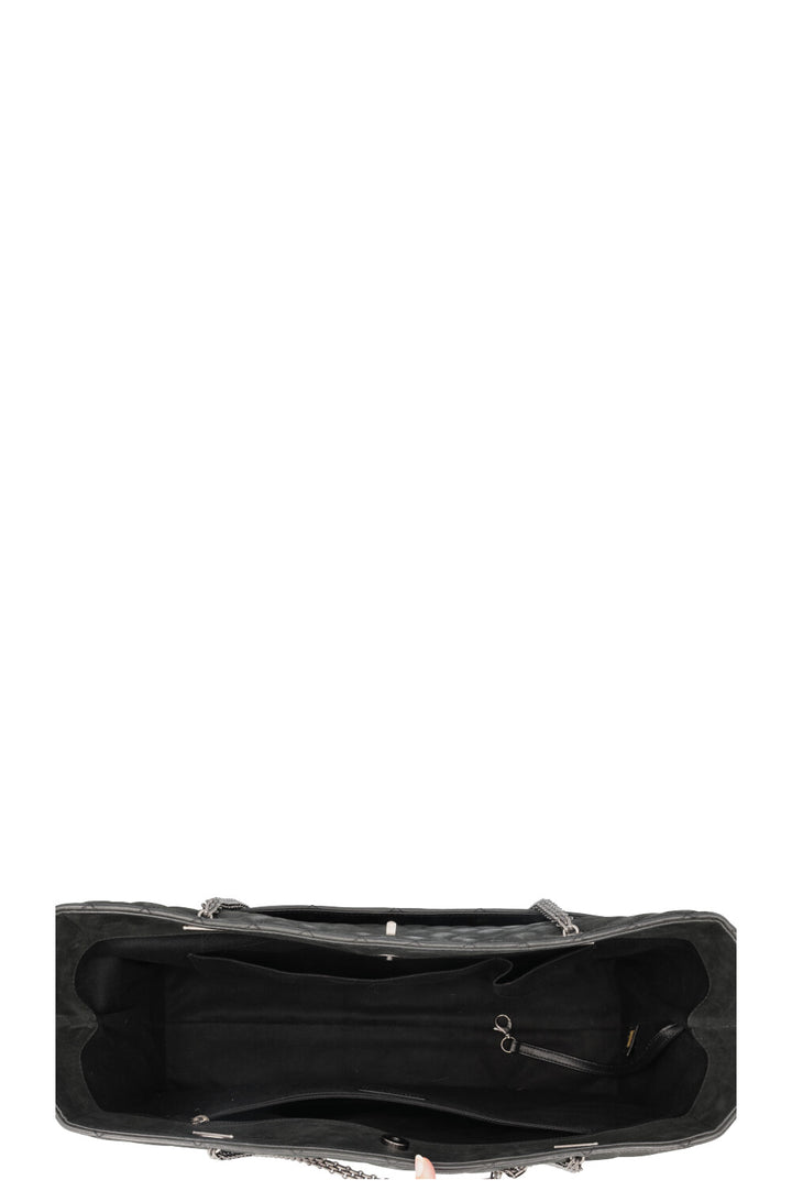 CHANEL 2.55 Reissue Tote Bag Leather Black