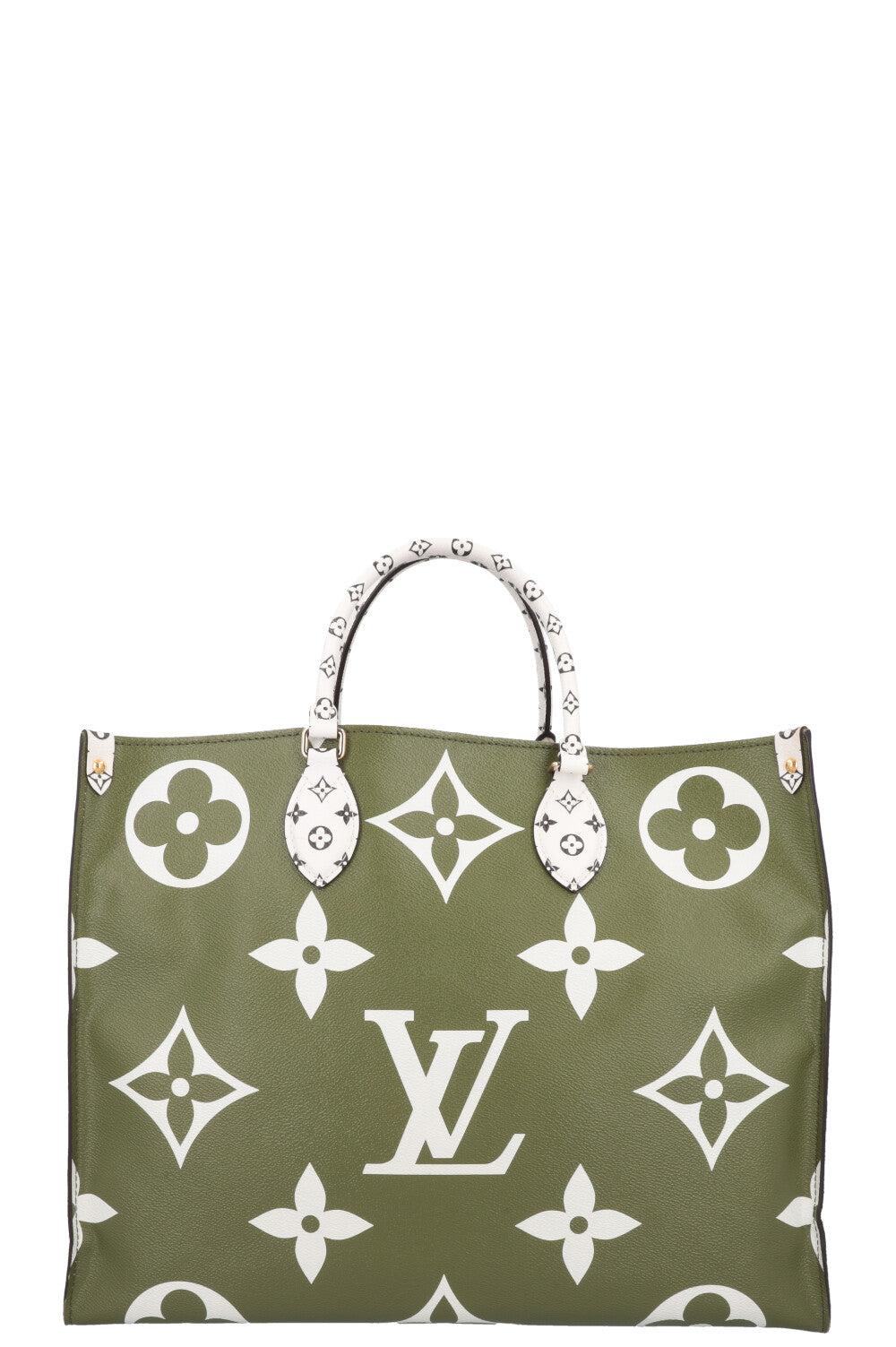 White and green louis vuitton bag best sale