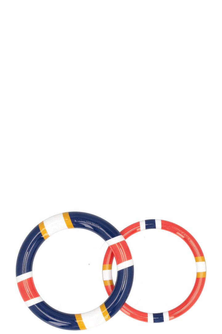 HERMÈS H Equipe Two Piece Blue Orange