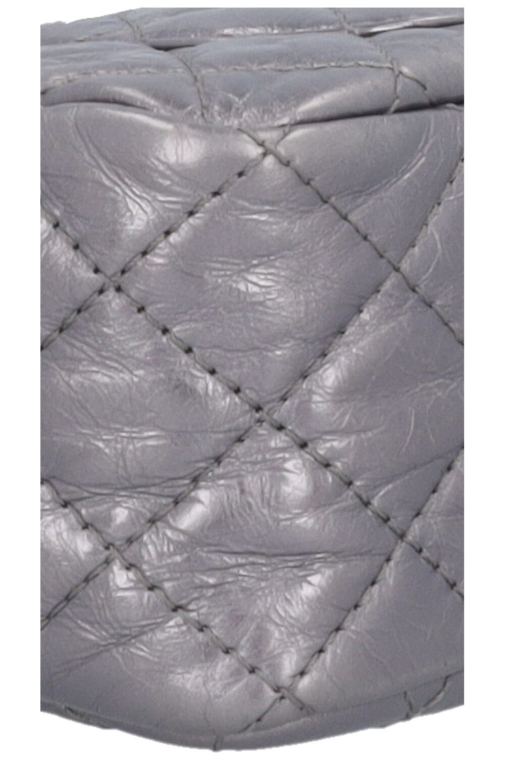 Sac photo CHANEL Reissue 2.55 argent métallisé