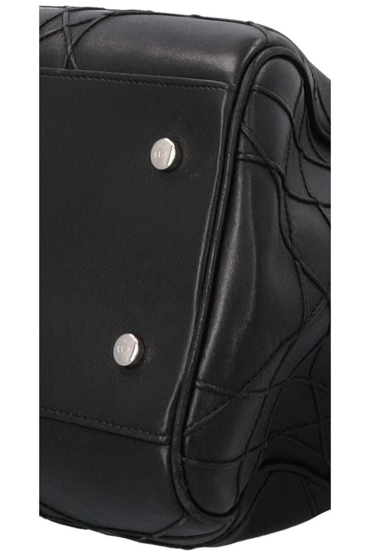CHRISTIAN DIOR Granville Cannage Bowling Lady Dior Black
