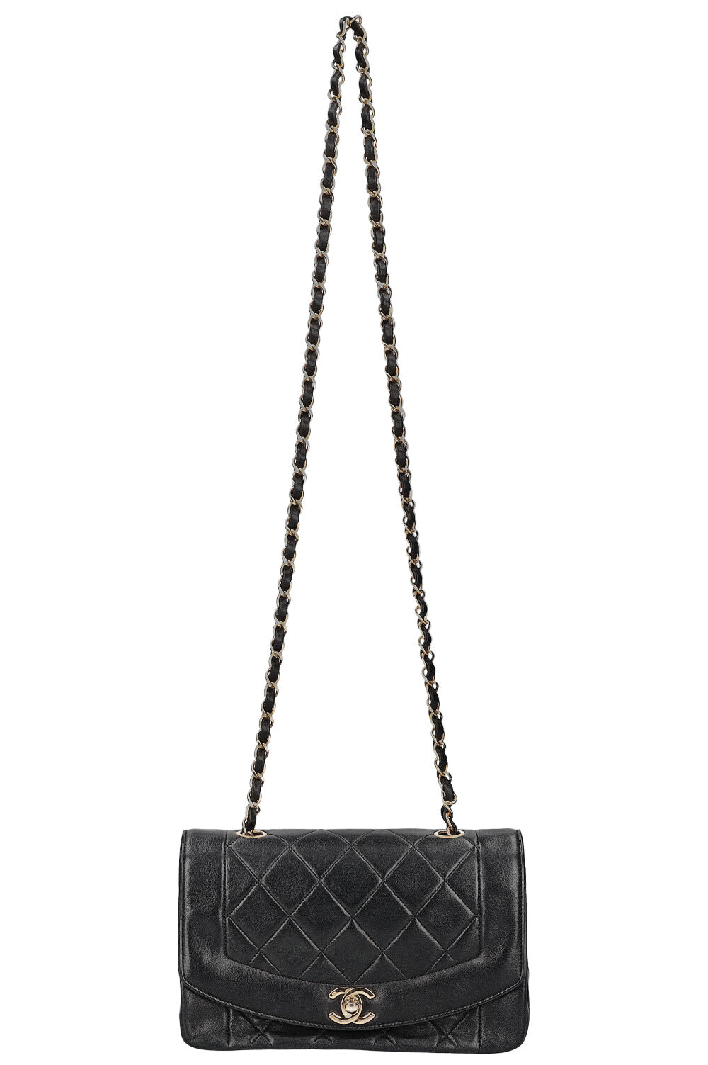 CHANEL Diana Bag Small Midnight Blue