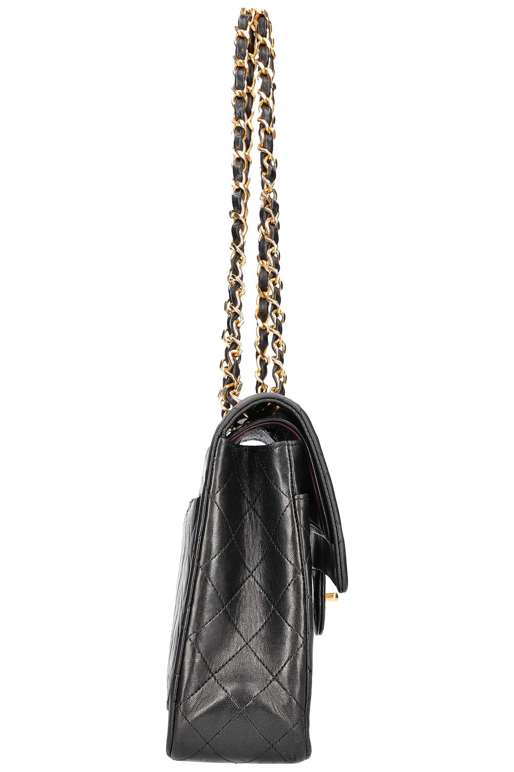 CHANEL Double Flap Bag Medium Square Bag Black