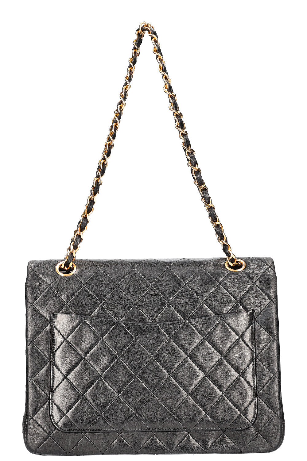 CHANEL Double Flap Bag Medium Square Bag Black