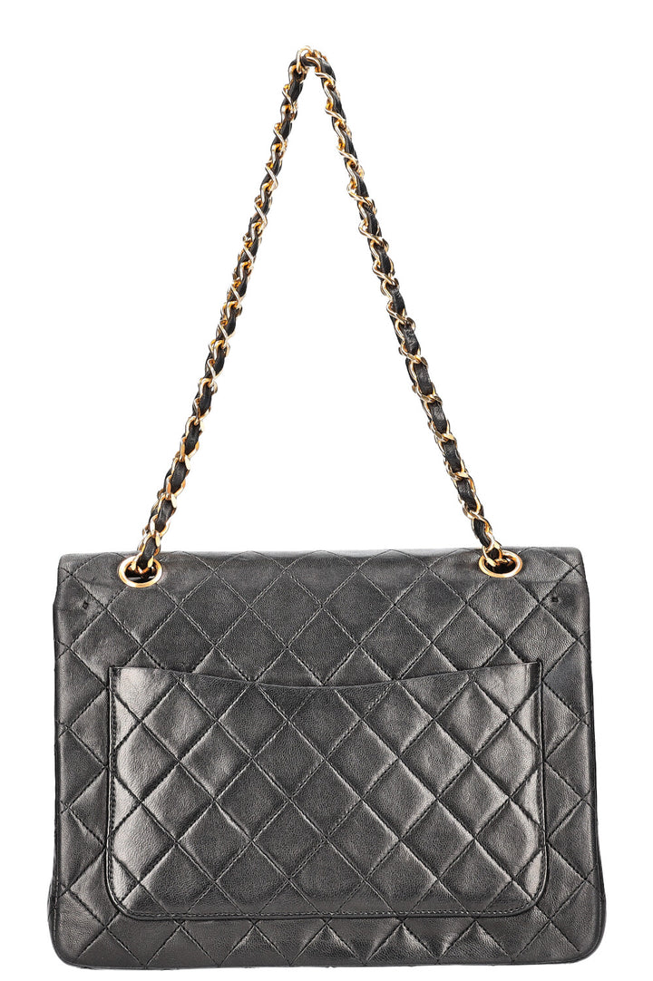 CHANEL Double Flap Bag Medium Square Bag Black