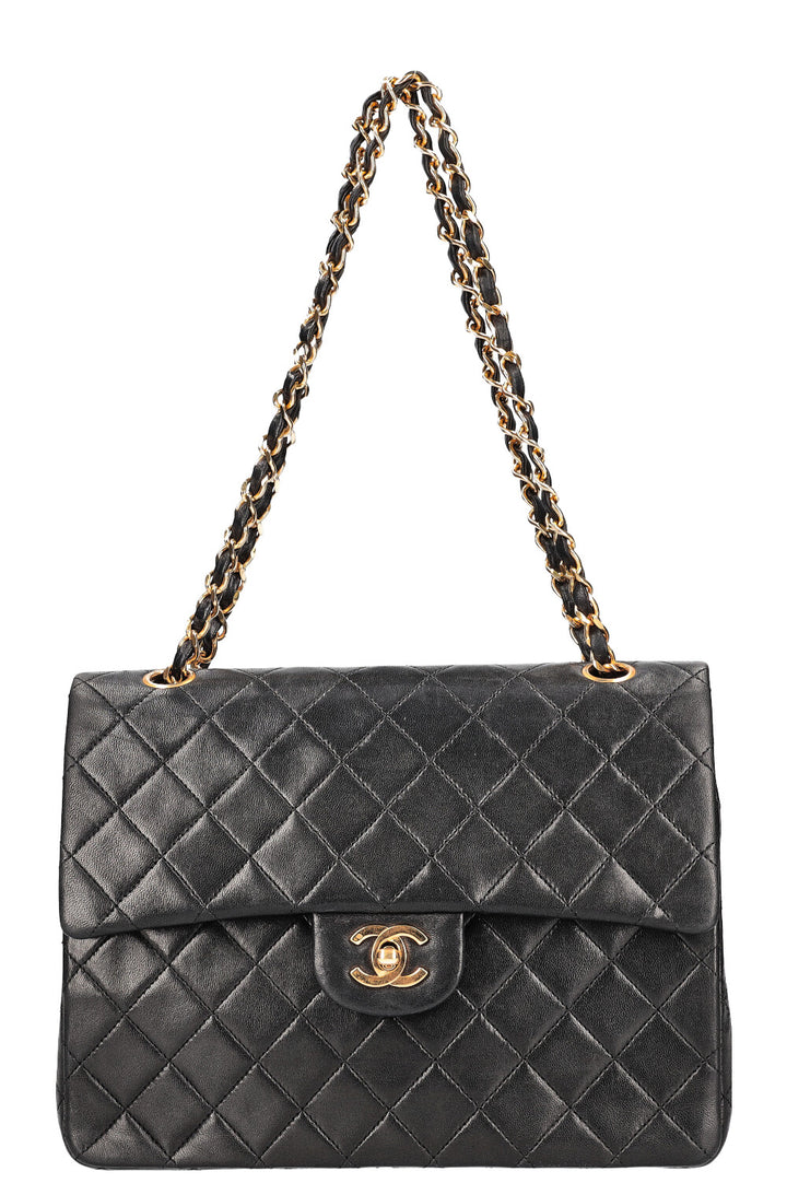 CHANEL Double Flap Bag Medium Square Bag Black