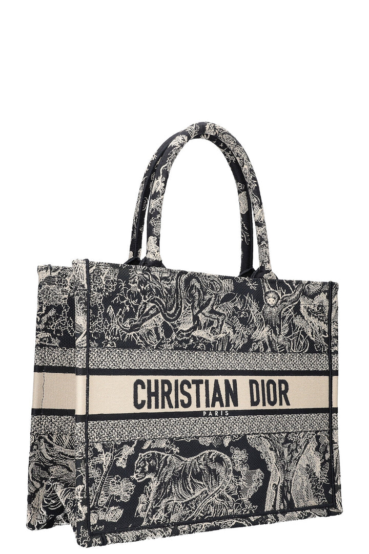 CHRISTIAN DIOR Book Tote Bleu & Blanc