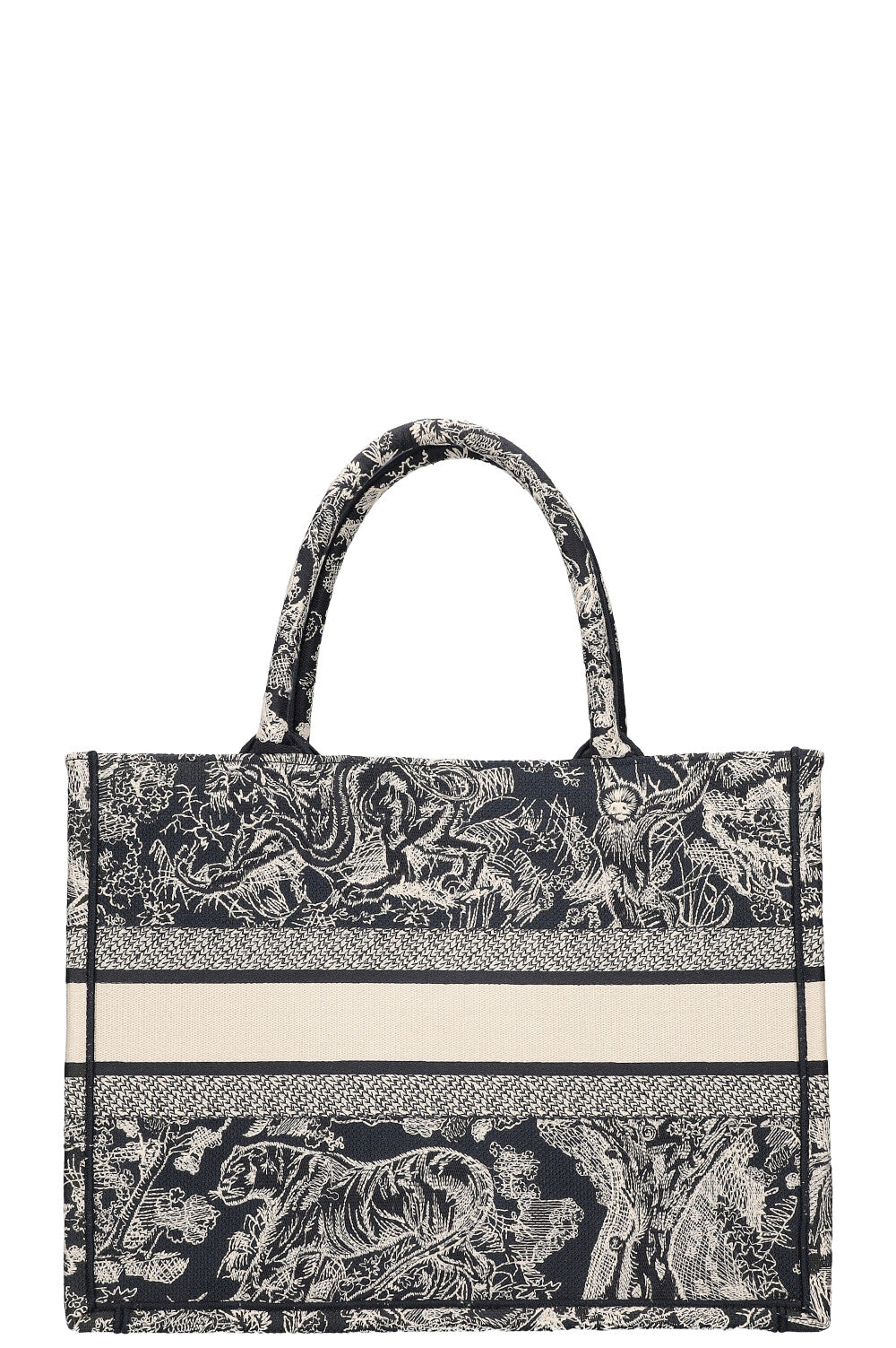 CHRISTIAN DIOR Book Tote Bleu & Blanc