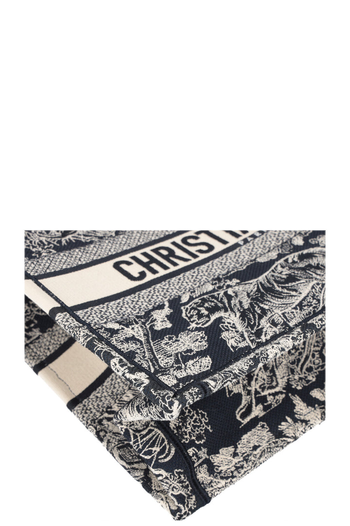 CHRISTIAN DIOR Book Tote Bleu & Blanc