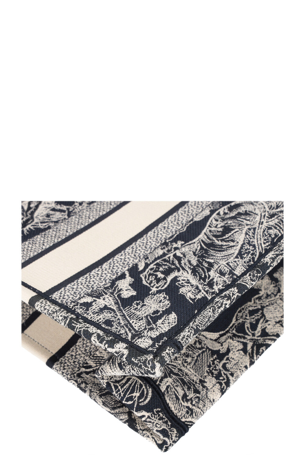CHRISTIAN DIOR Book Tote Bleu & Blanc