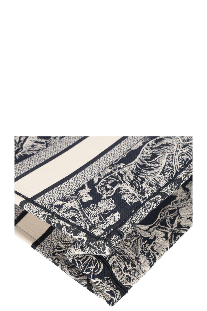 CHRISTIAN DIOR Book Tote Bleu & Blanc