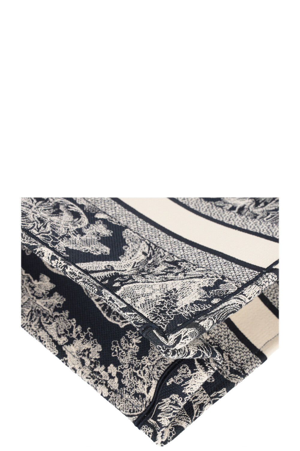CHRISTIAN DIOR Book Tote Bleu & Blanc