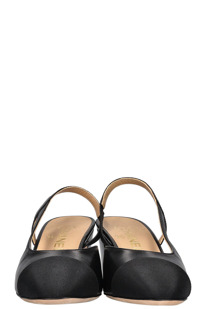 CHANEL Classic Slingback Heels Black