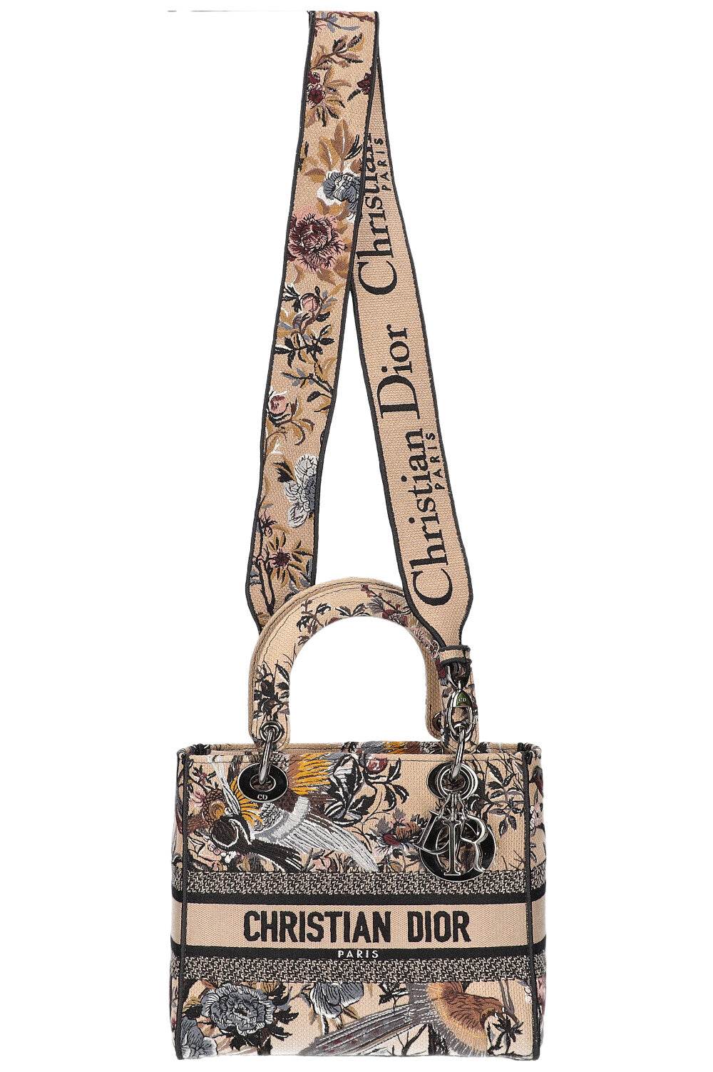 CHRISTIAN DIOR Medium D-Lite Bag Toile de Jouy Jardin d'Hiver