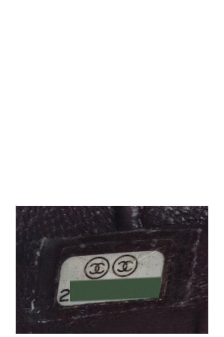CHANEL Business Affinity Camera Case Bag Quilted Caviar Powder