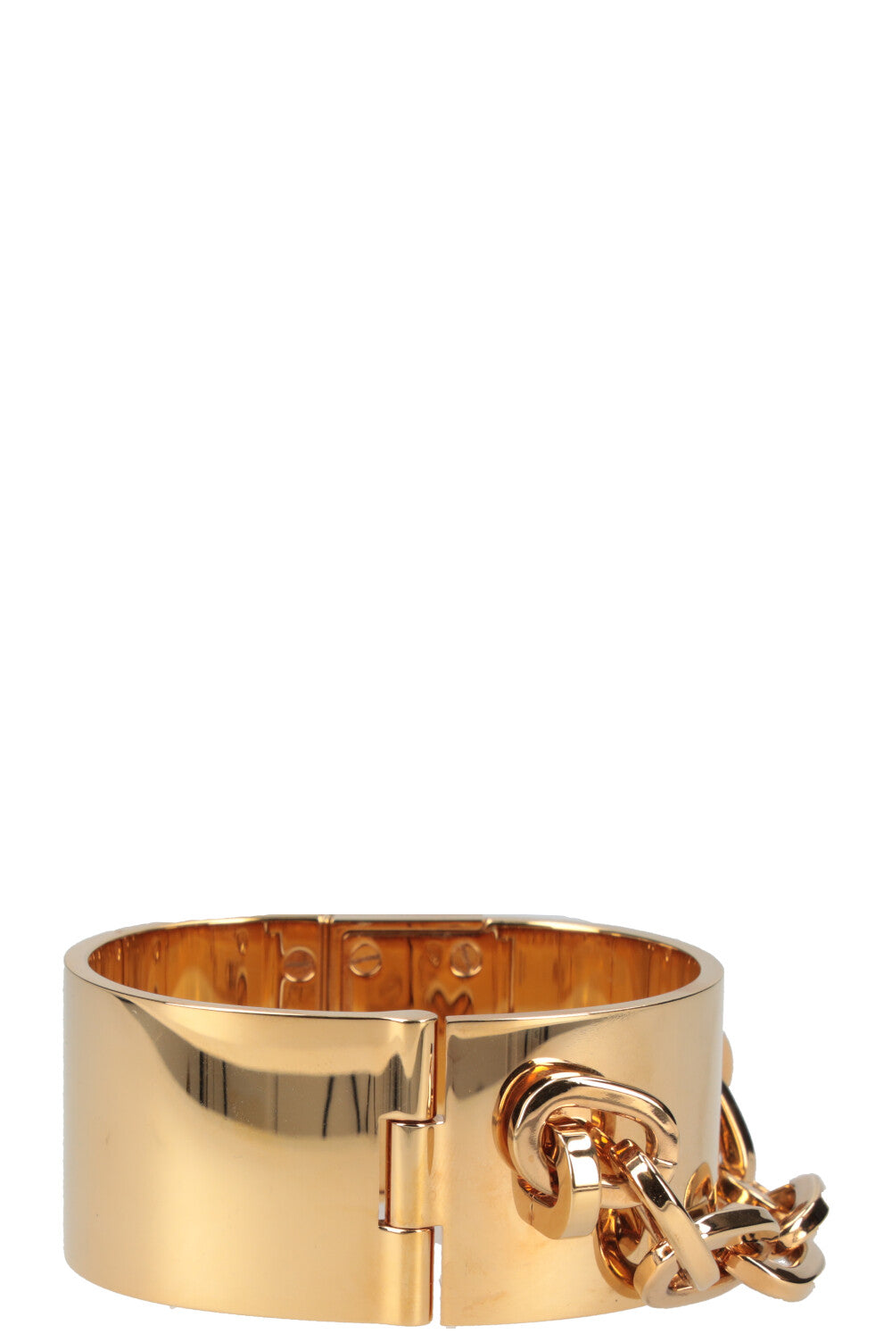 LOUIS VUITTON Lock Me Bracelet Gold REAWAKE