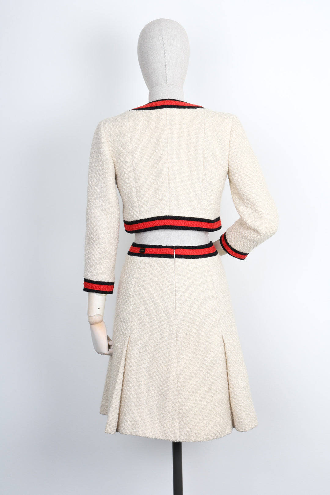 CHANEL Two-Piece Tweed Beige 01A