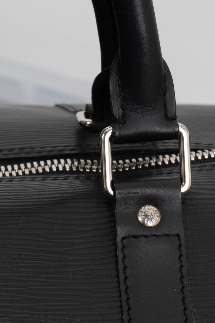 LOUIS VUITTON Keepall 55 Epi Black