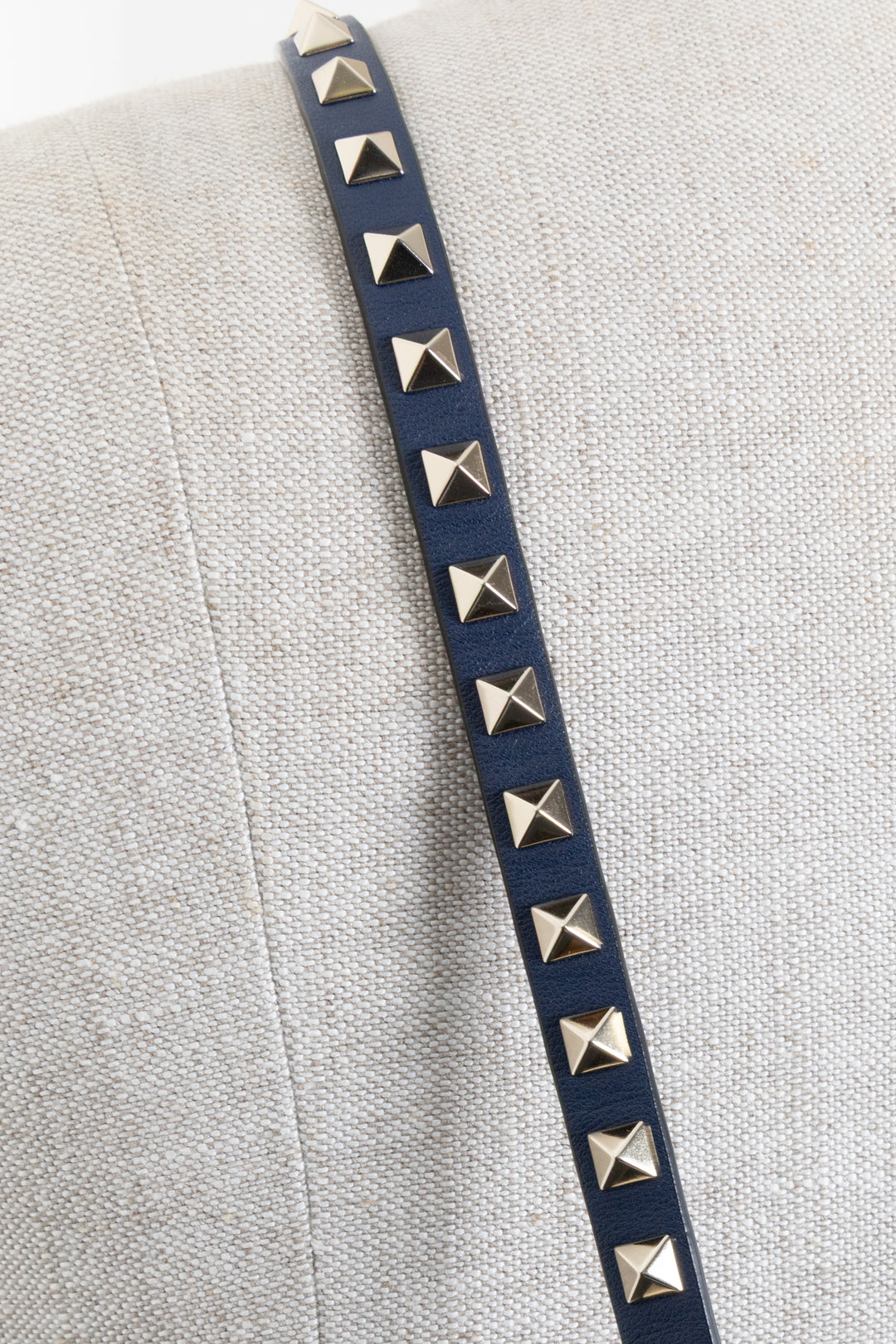 VALENTINO Rockstud Zig Zag Crossbody Bag, Navy, Red, White