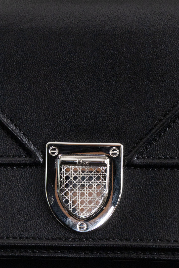 CHRISTIAN DIOR Diorama Wallet On Chain Black