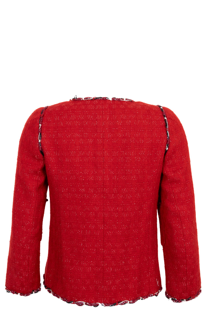 CHANEL 2010 Tweed Jacket, Red