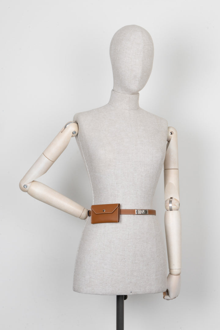 Kelly Pocket Belt 18 Gold Epsom