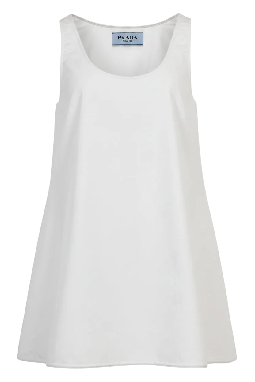 prada white dress PRADA Short Dress White – REAWAKE