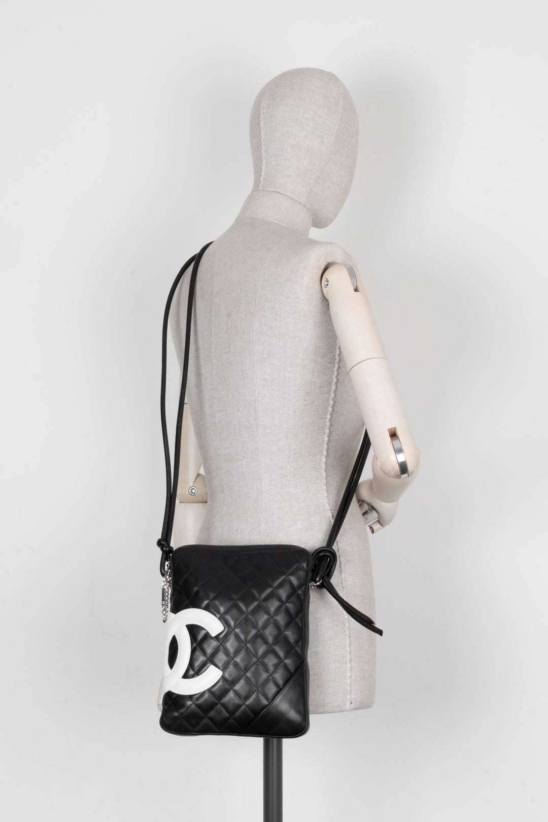 CHANEL Small Ligne Cambon Crossbody Bag Black