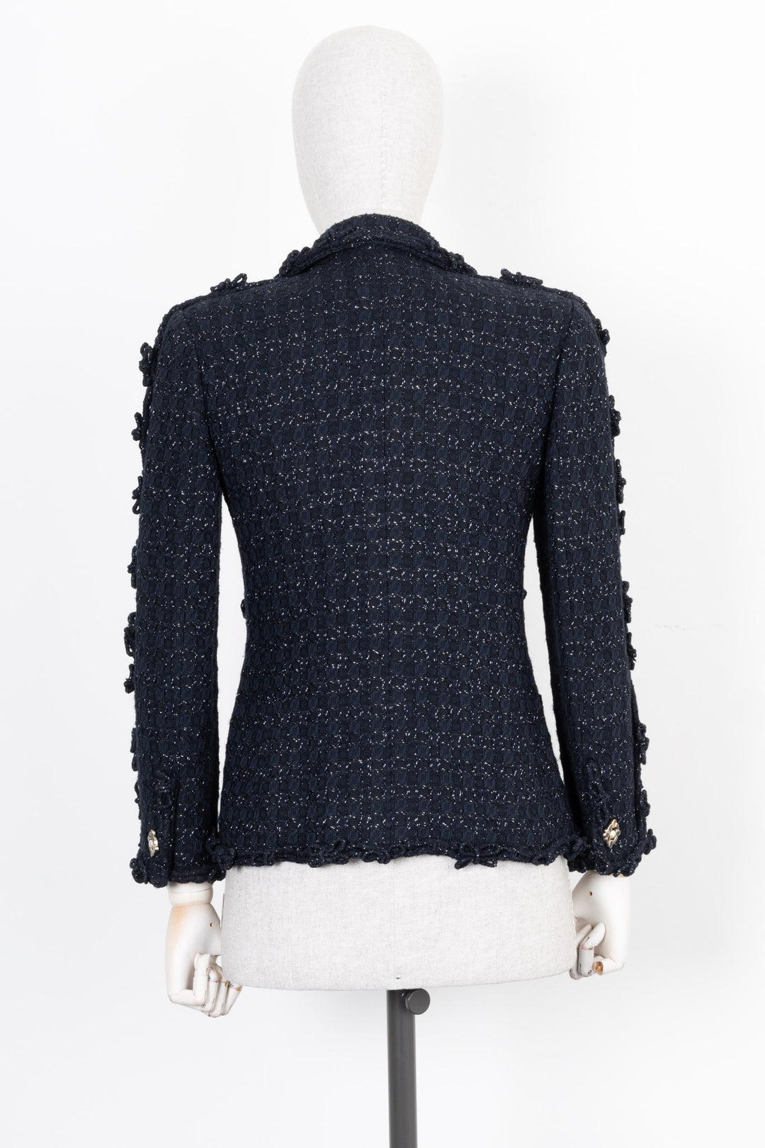 CHANEL Jacket Fantasy Tweed with Gripoix Buttons 07A