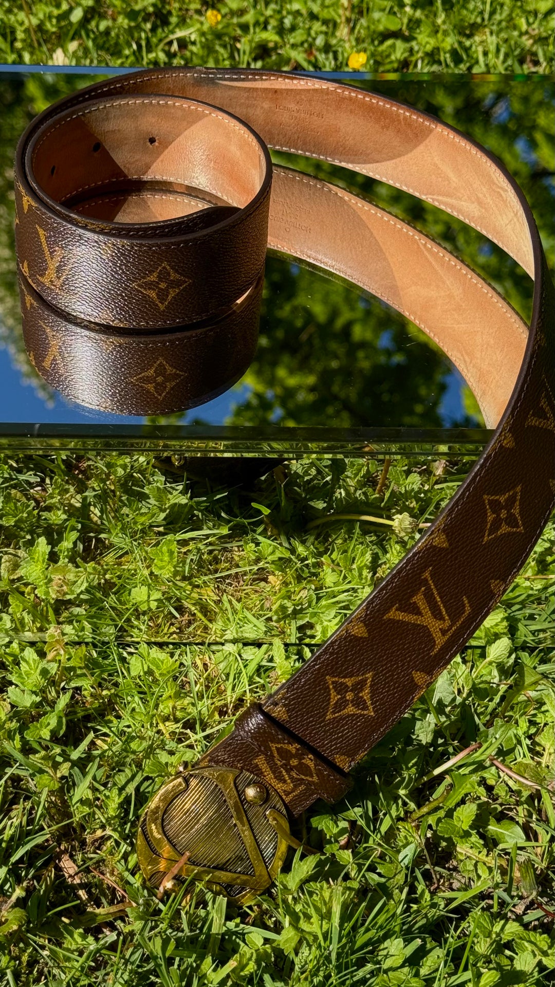 LOUIS VUITTON 1904 Belt MNG