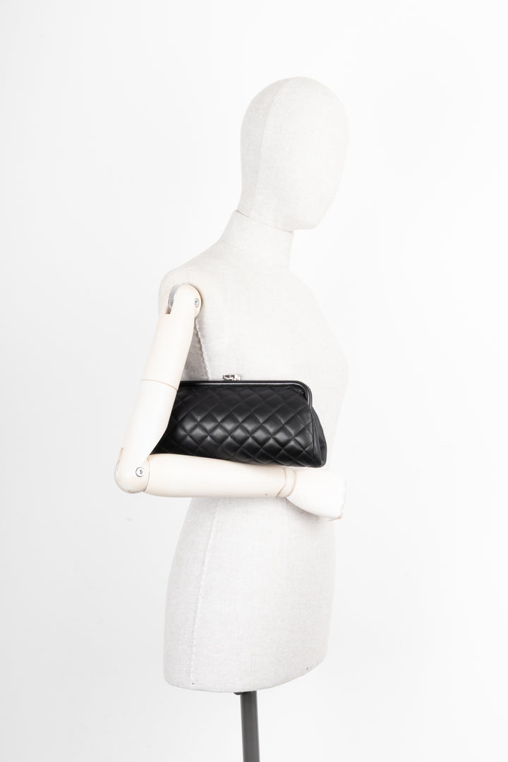 CHANEL Timeless CC Clutch Quilted Black