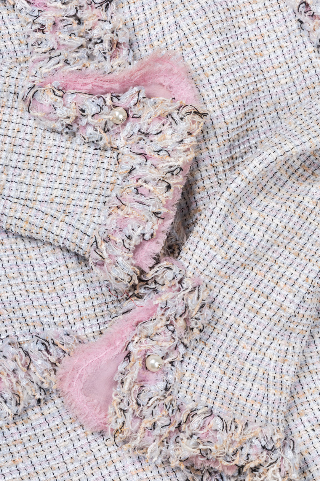CHANEL 2004 Fringed Tweed Jacket