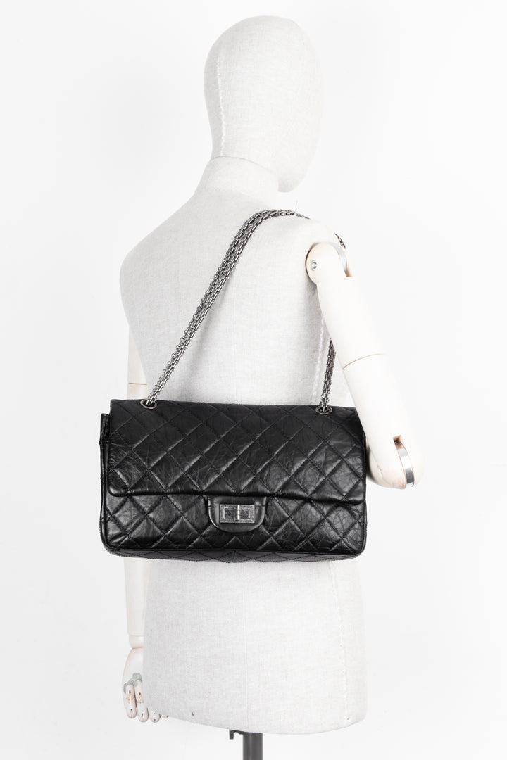 CHANEL 2.55 Large 2.55 Reissue Bag Black