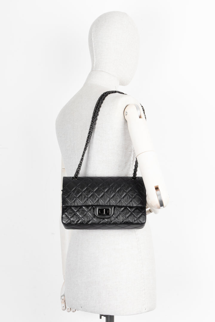 CHANEL 2.55 Small So Black