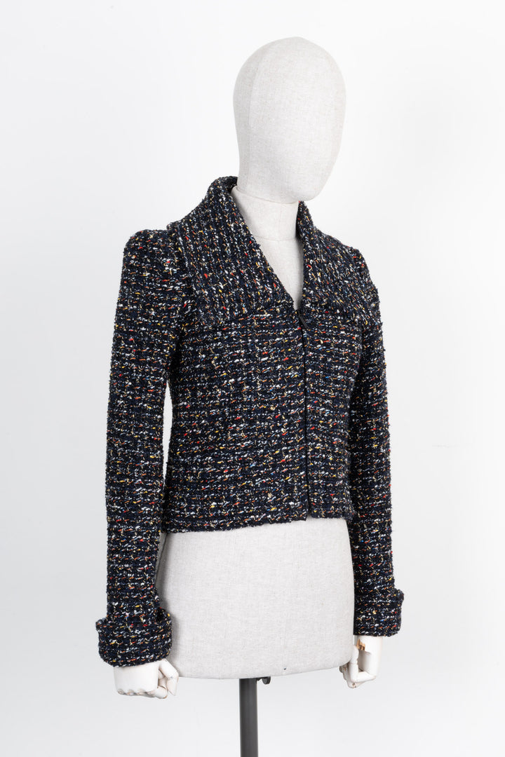 CHANEL Fantasy Tweed Blue