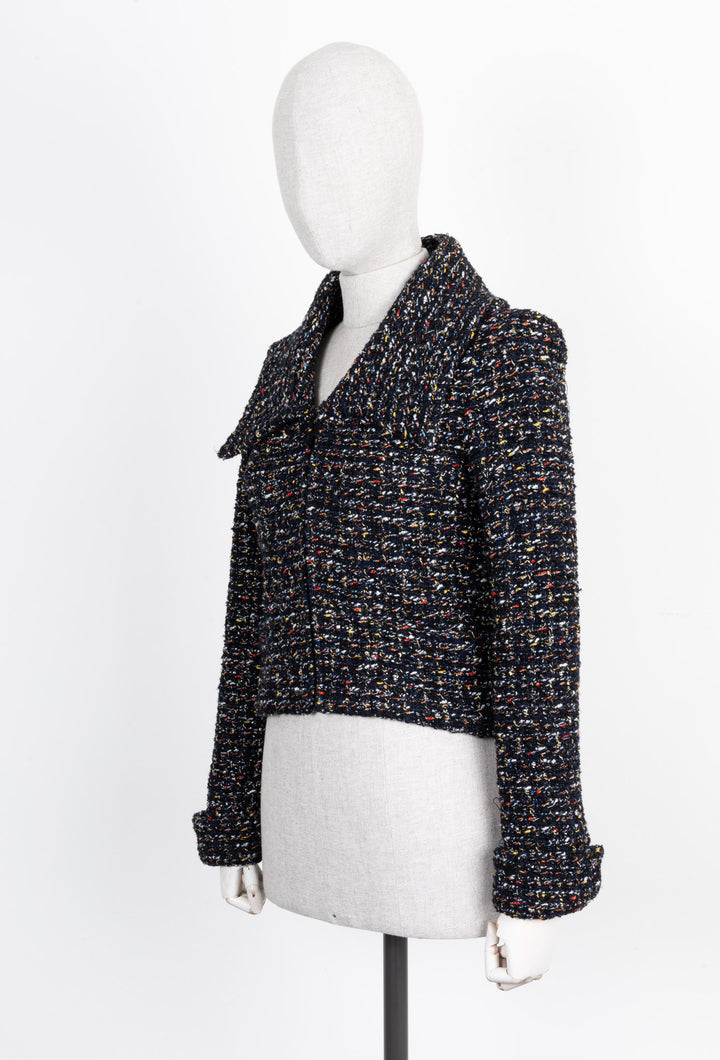 CHANEL Fantasy Tweed Blue