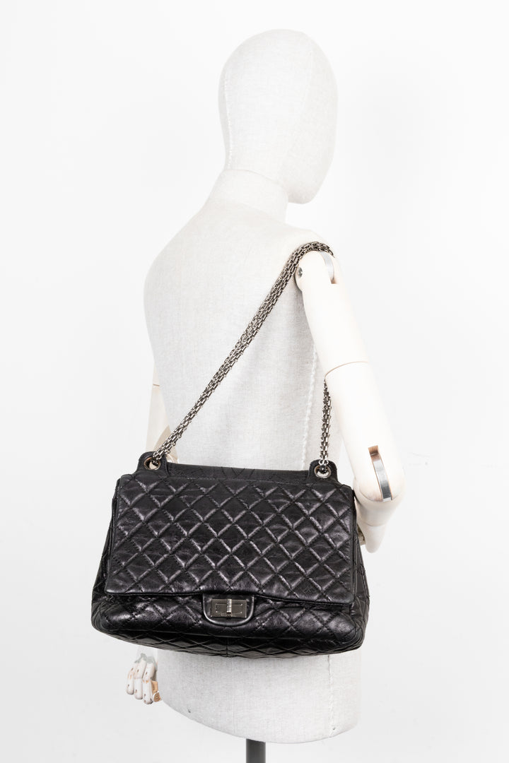 CHANEL Reissue 2.55 Bag Leather Black