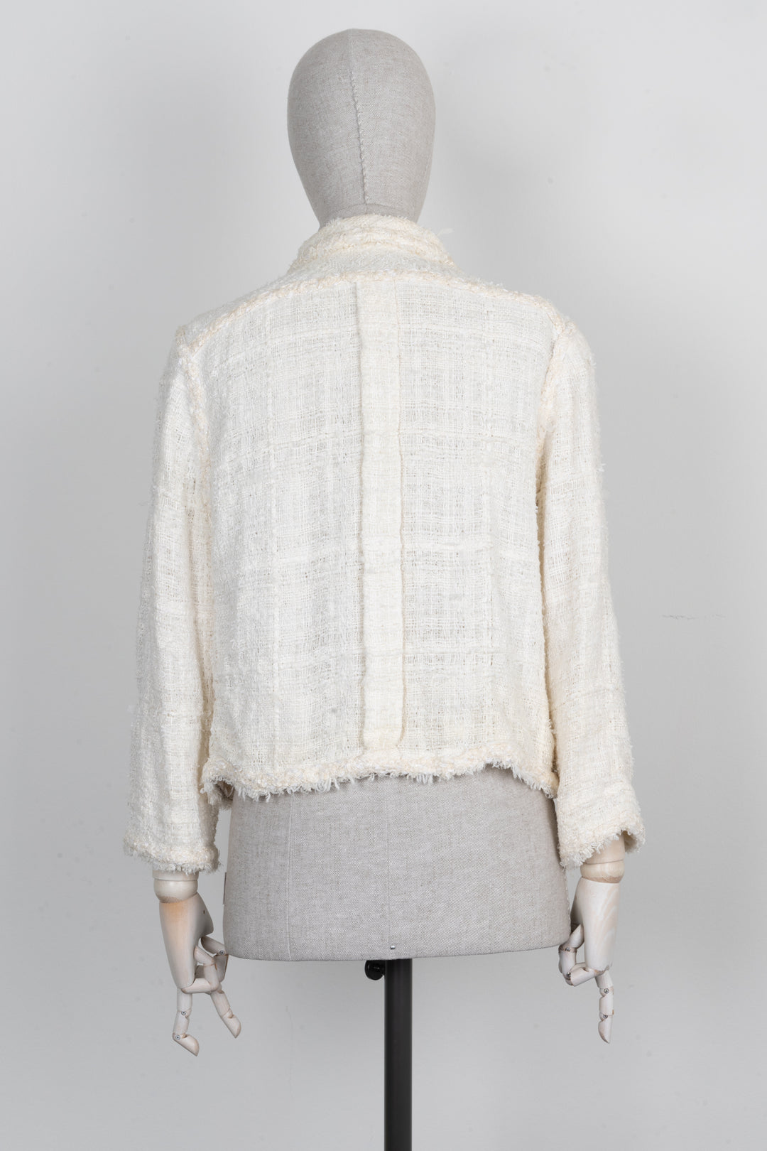 CHANEL 2007 Cruise Tweed Jacket Ivory