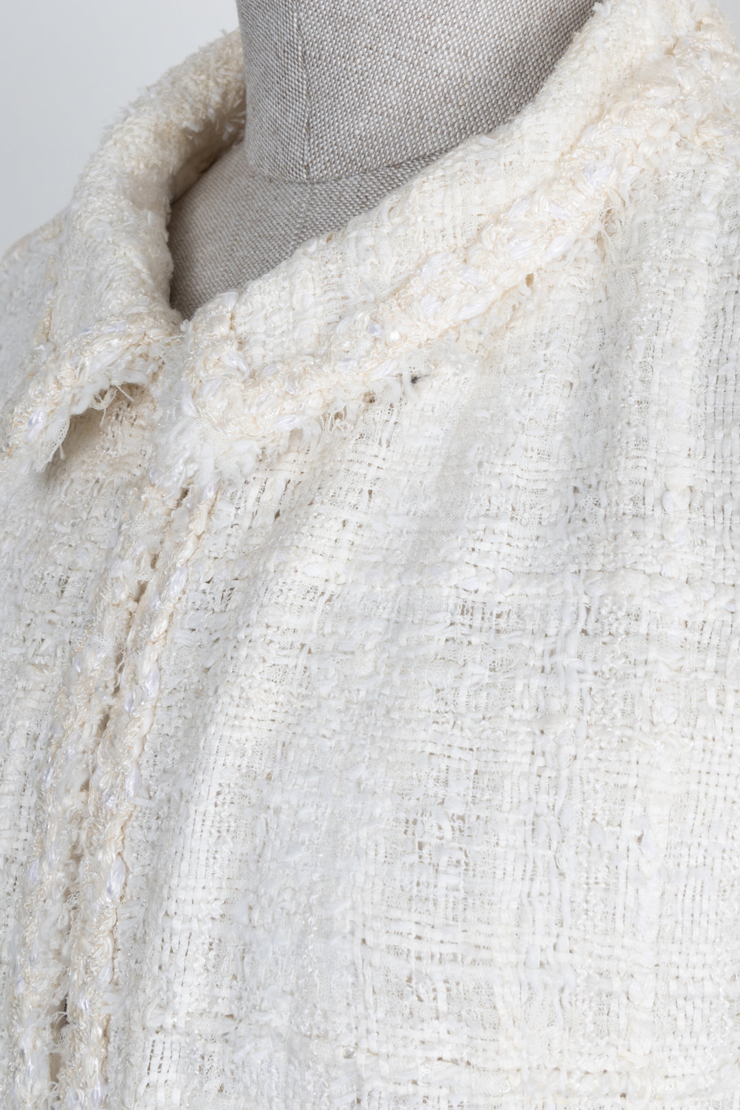 CHANEL 2007 Cruise Tweed Jacket Ivory