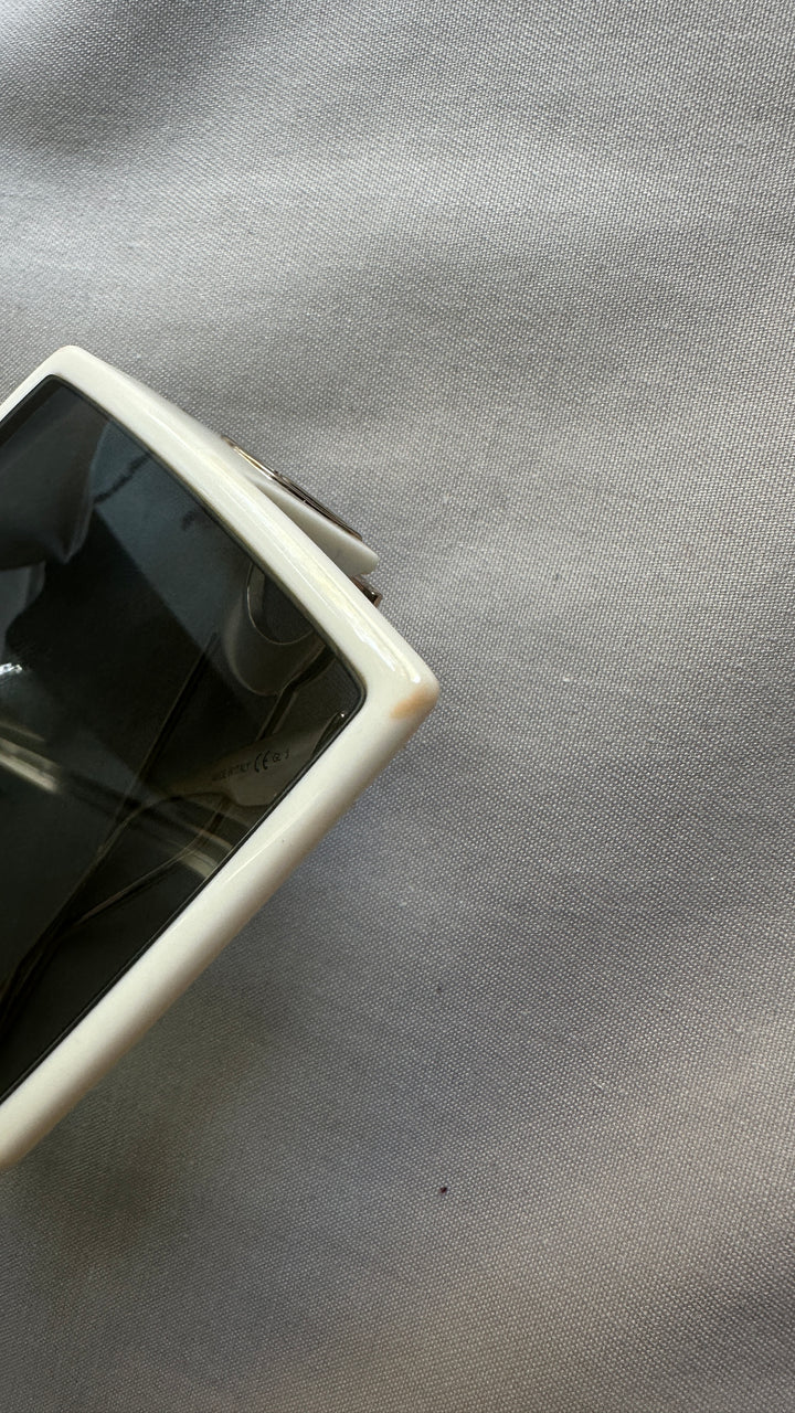 Dior Rectangular Sunglasses, White Gold, SZJ1I