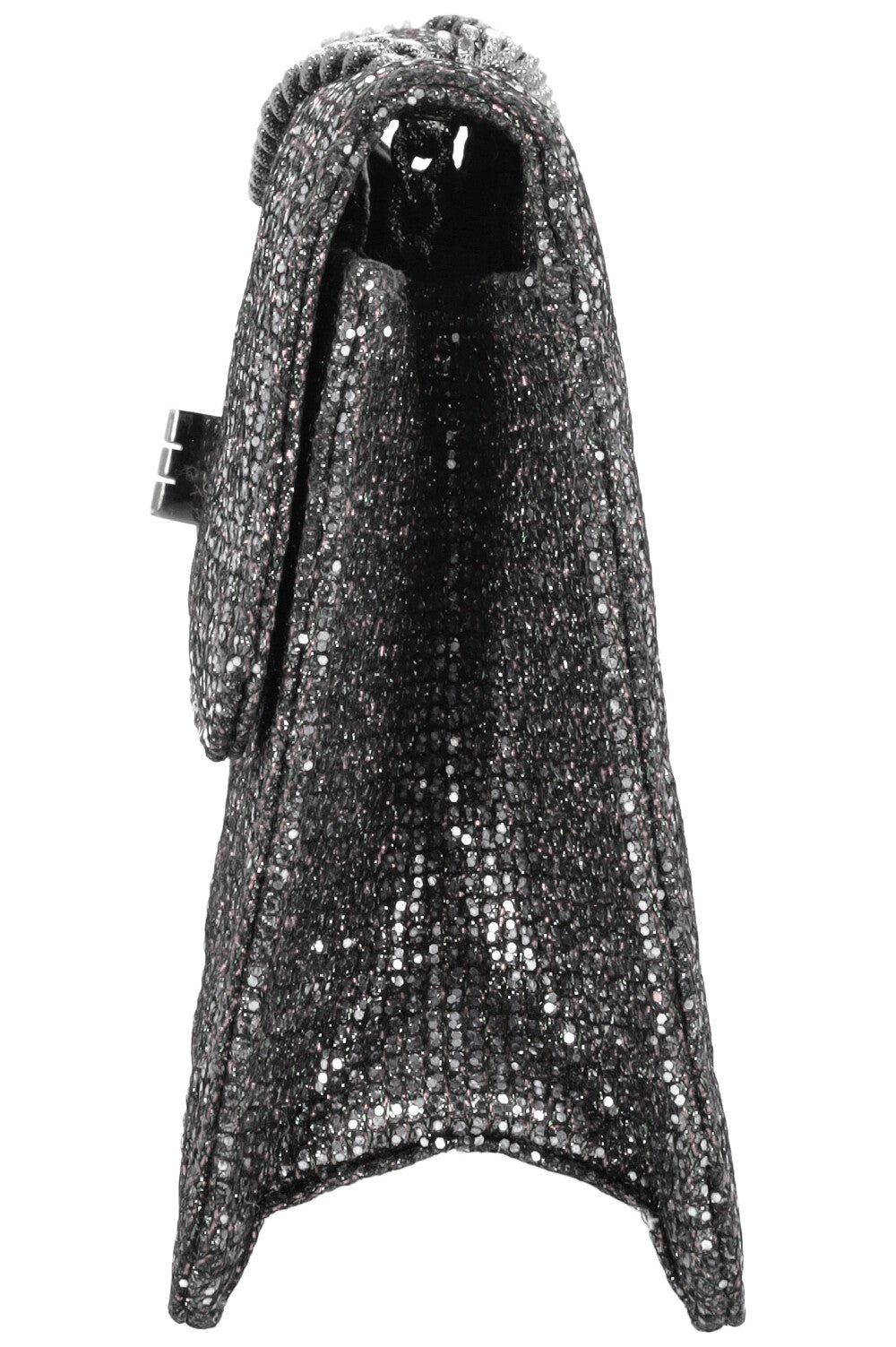 CHANEL 2.55 Reissue Bag Glitter Silver