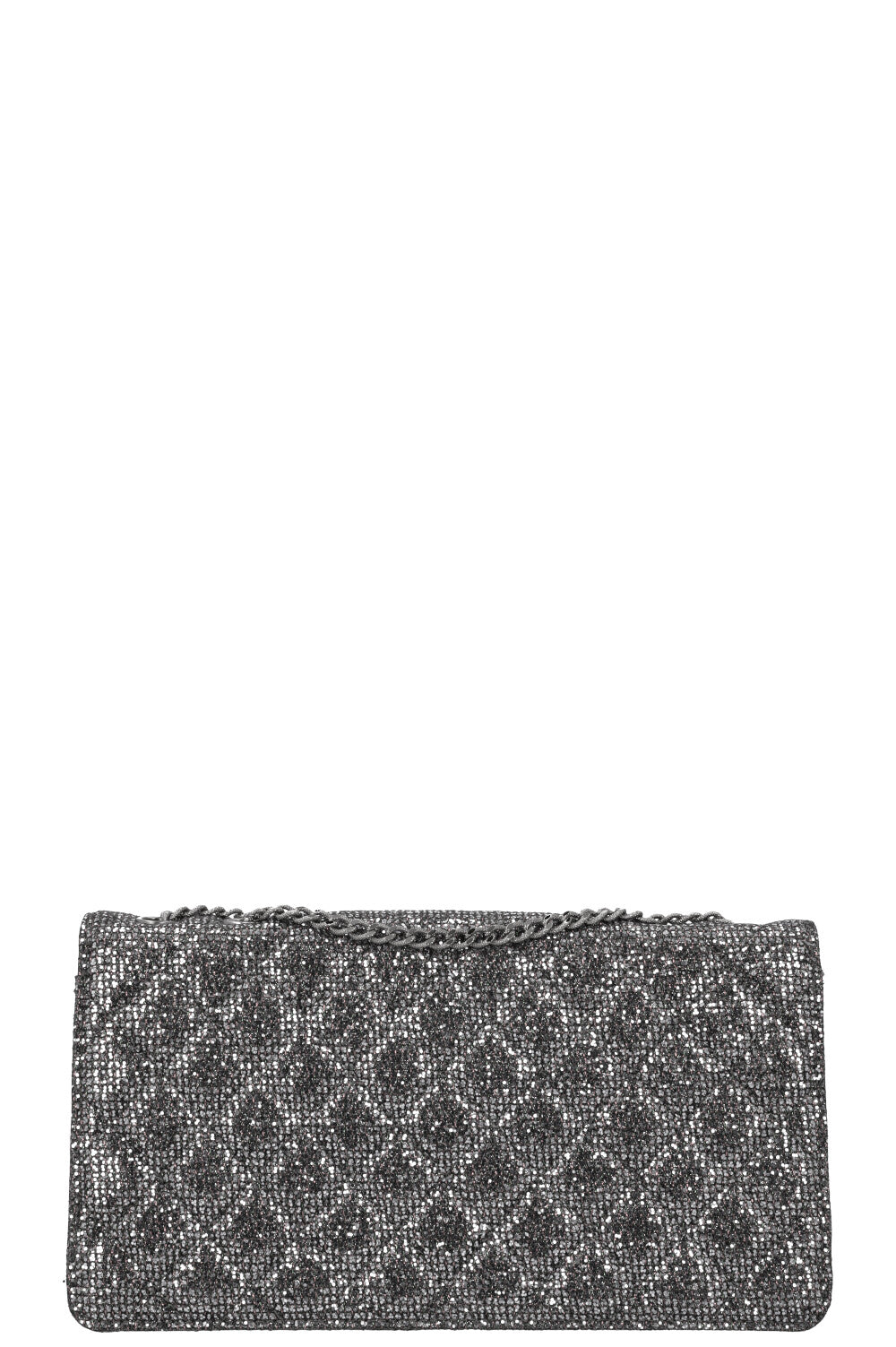 CHANEL 2.55 Reissue Bag Glitter Silver