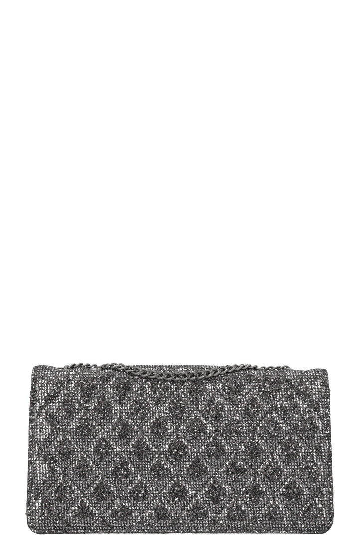CHANEL 2.55 Reissue Bag Glitter Silver