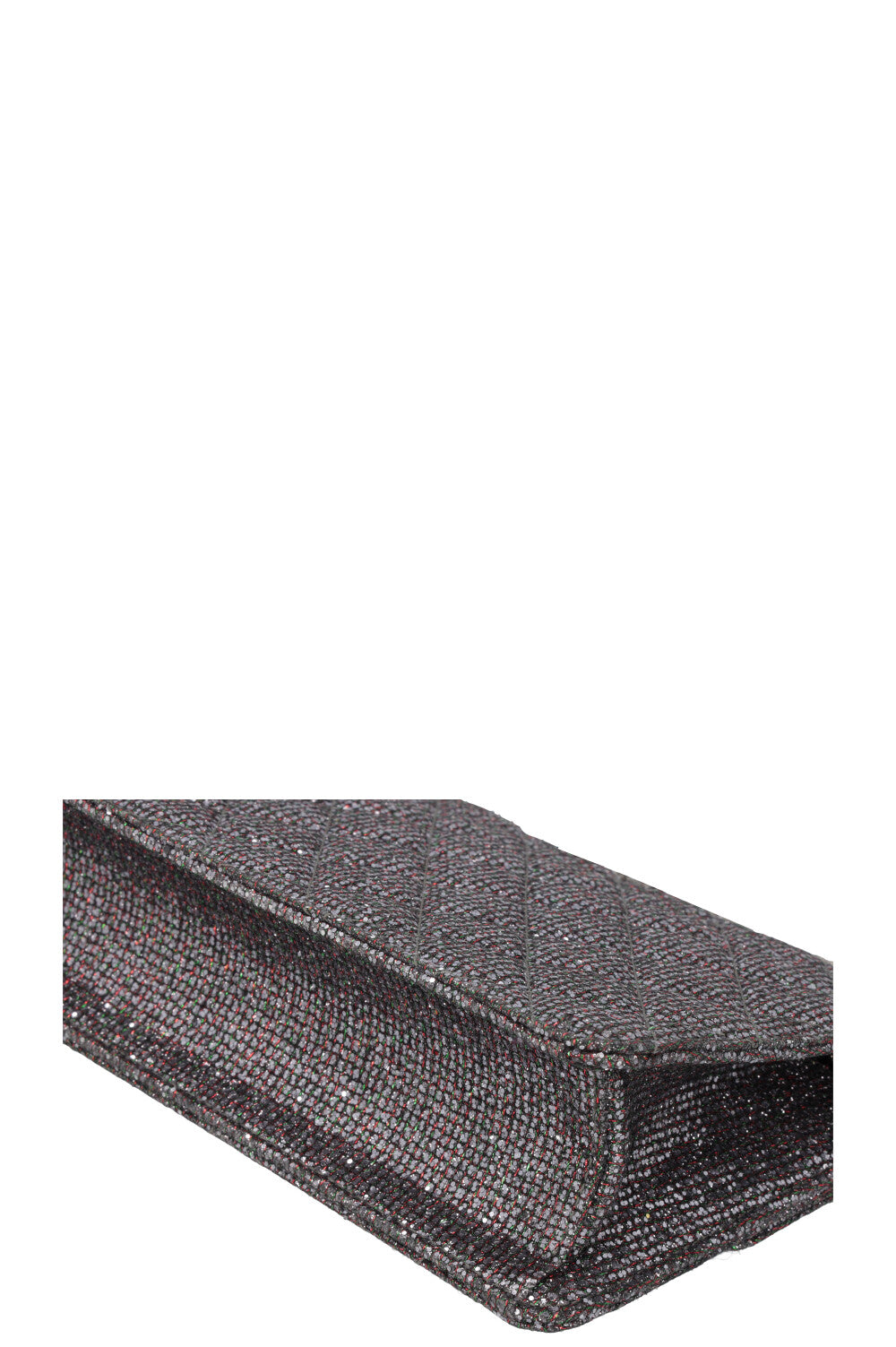CHANEL 2.55 Reissue Bag Glitter Silver