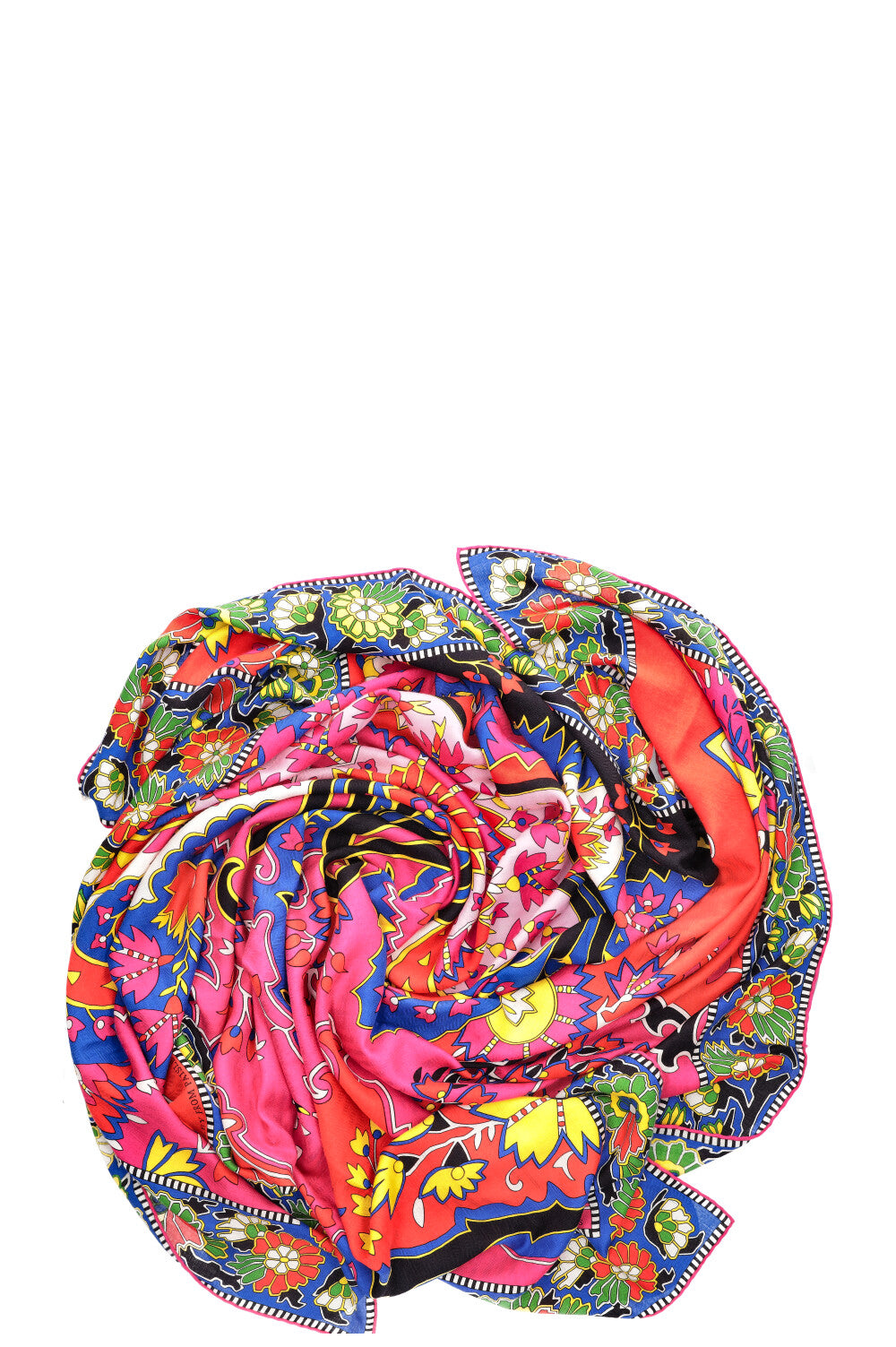 HERMES Paisley from Paisley Shawl in Multicolored Cashmere and