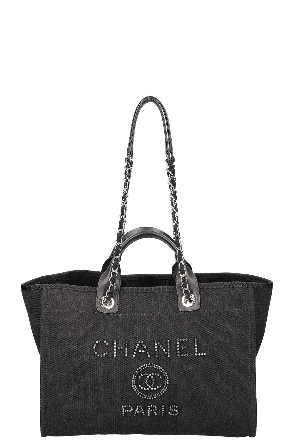 Handbag Chanel Deauville With Pearls CHANEL Large Deauville Tote