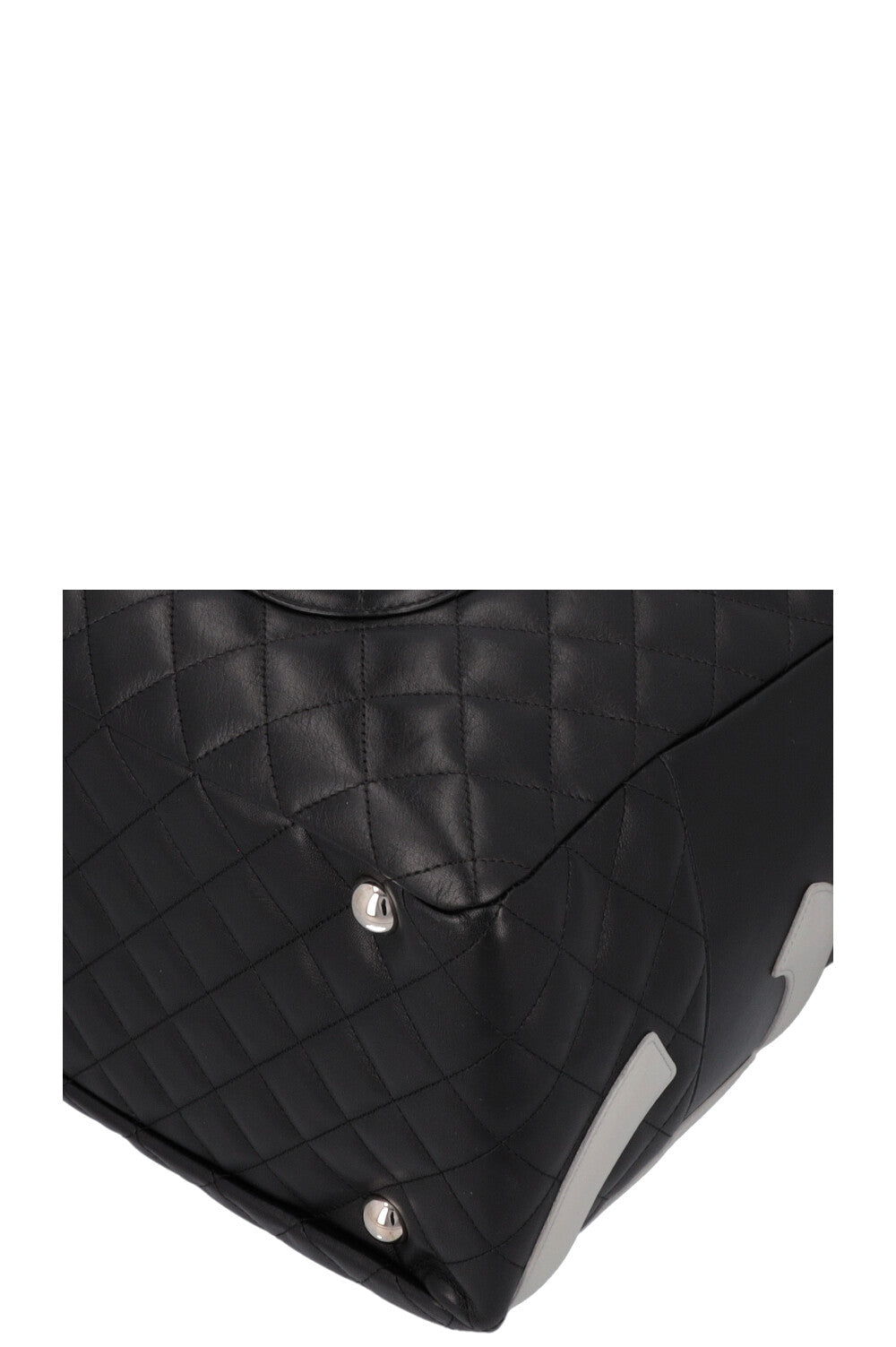 CHANEL 2005 Cambon Bag Black Grey